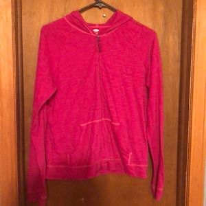 Zip up sweater with hood